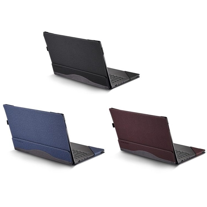 Husa laptop piele PU, protectie, negru, 13 inch