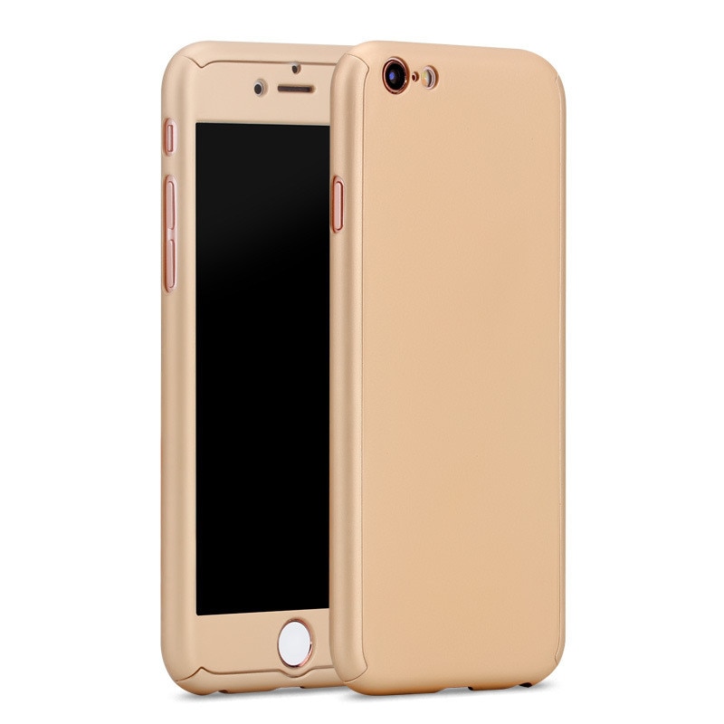 Husa 360 Full Protective Plastic, iPhone 7 Plus, Auriu