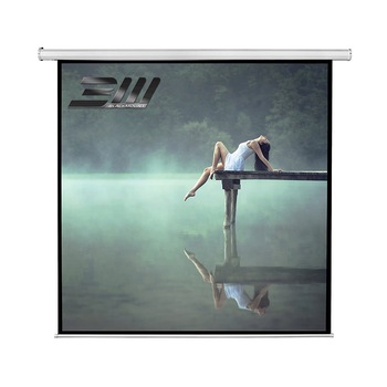 Ecran proiectie electric, perete/tavan, 240 x 240 cm, Blackmount, cu telecomanda, Format 1:1 Ecran proiectie electric, perete/tavan, 240 x 240 cm, Blackmount, cu telecomanda, Format 1:1
