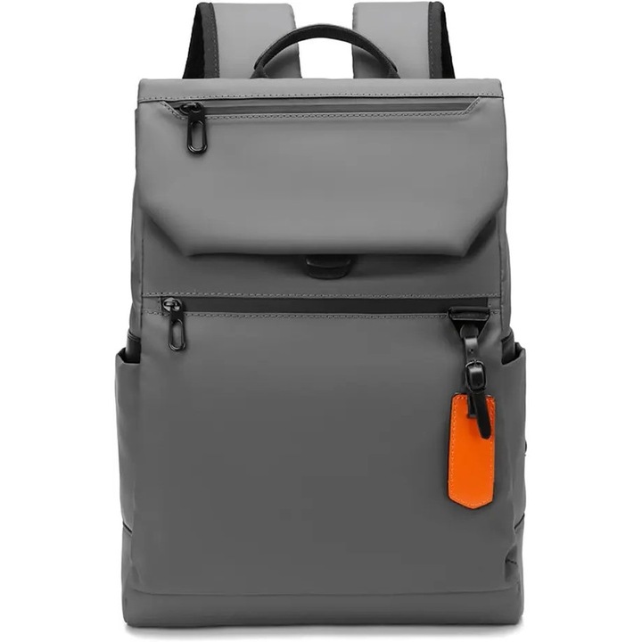Rucsac laptop 15.6 inch multifunctional cu port USB negru 30x45x15cm