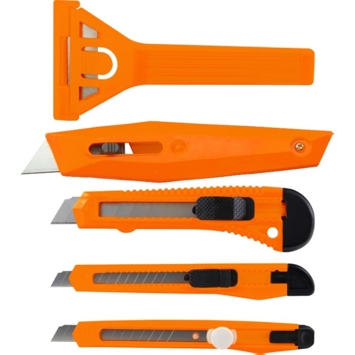 Set 5 cuttere portocaliu Evotools