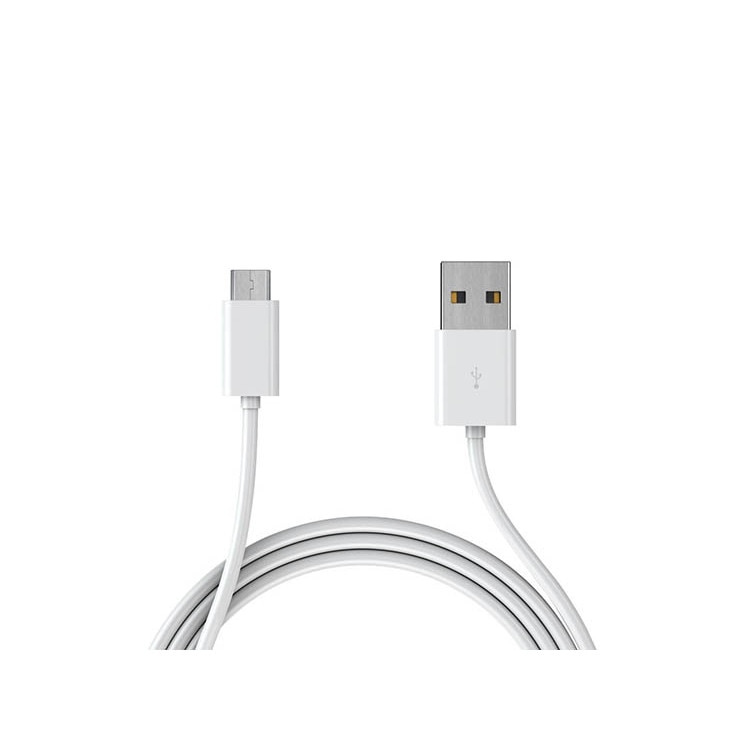 Cablu de date pentru incarcator, MicroUSB, Alb