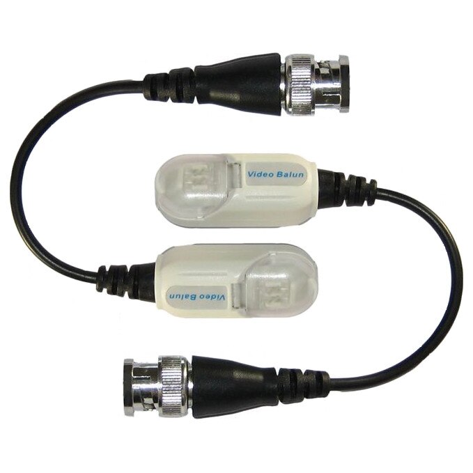 Set Video Balun Pasiv prindere cabluri cu clip si protectie