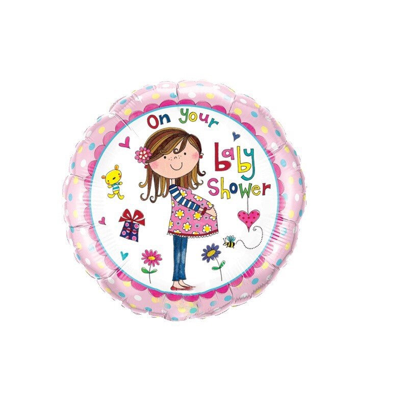 Folie 45 cm, On your baby shower, Qualatex 14970