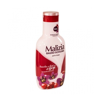 Spuma de baie Malizia cu fructe de padure si flori de Goji 1L Spuma de baie Malizia cu fructe de padure si flori de Goji 1L