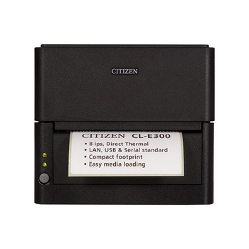 Imprimanta de etichete Citizen CL-E300, 203DPI, Ethernet, neagra Imprimanta de etichete Citizen CL-E300, 203DPI, Ethernet, neagra