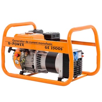 Generator curent electric Ruris R-Power GE 2500, 2500 W, 7 CP, 4 timpi, benzina, 3 h autonomie maxima Generator curent electric Ruris R-Power GE 2500, 2500 W, 7 CP, 4 timpi, benzina, 3 h autonomie maxima