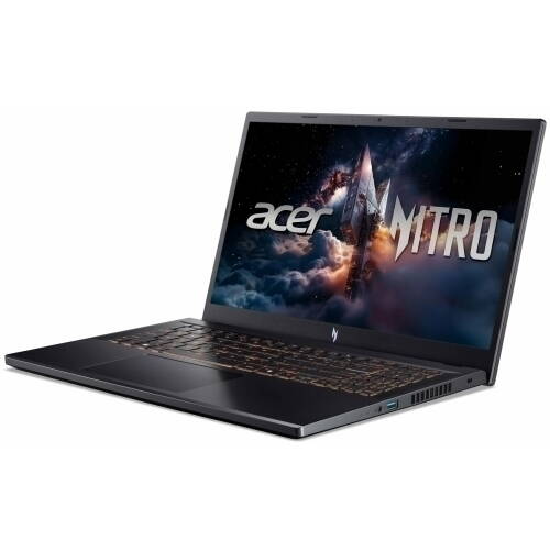 Laptop Acer Nitro V 15 ANV15-52-55Q8 Intel Core 5 210H 15.6inch 16GB 512GB nVidia GeForce RTX 4050 8GB Linux Obsidian Black