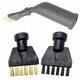Set Perii 6 Buc Pentru Aparate cu Abur SC1-SC5 piesa de schimb de calitate pentru echipamentele Karcher - Rotunde si Plate, 3x Cupru, 3x Sintetic, Fugi, Cuptor, Gratar