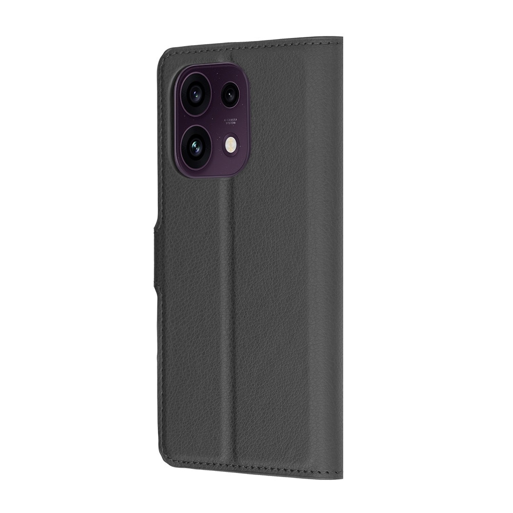 Asteroid GSM - Leather Folio - Oppo Reno16 F / Reno16 FS - Black