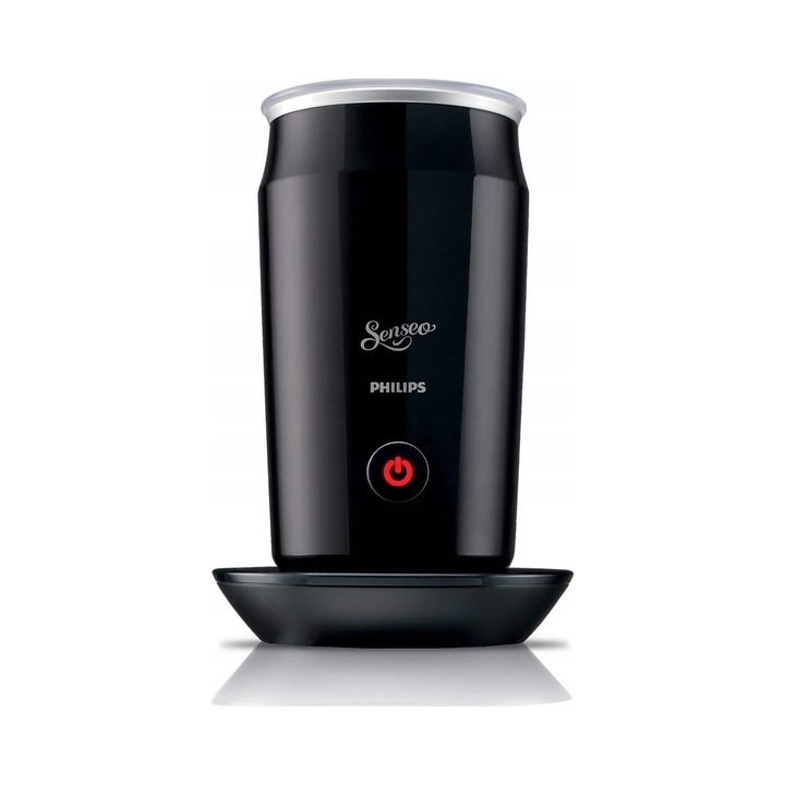 Spumator lapte Philips CA6500/60, negru, 120ml, 500W, fara fir, 128x128x194mm