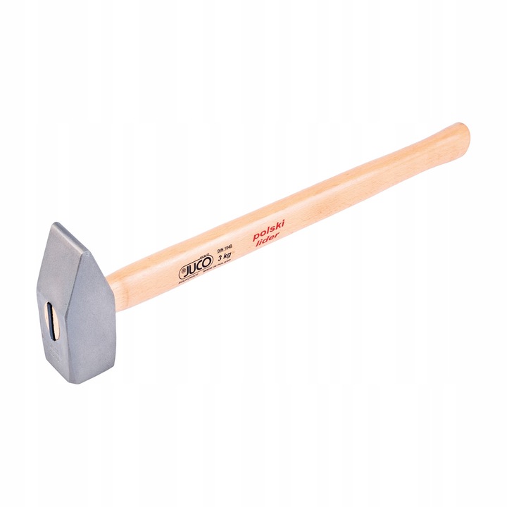 Ciocan de Lacatuserie Juco 4 kg, Coada din Lemn, Traditional