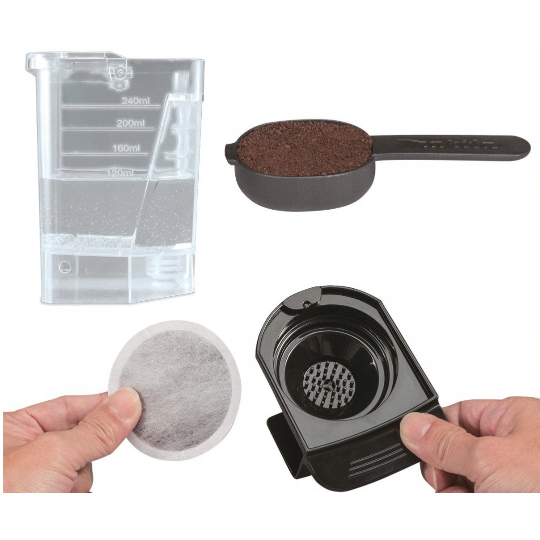 Cafetiera electrica Makita, model DCM501Z, 240 ml, 10,8 V, 14,4 V, 18 V, dimensiuni 243x187x218 mm