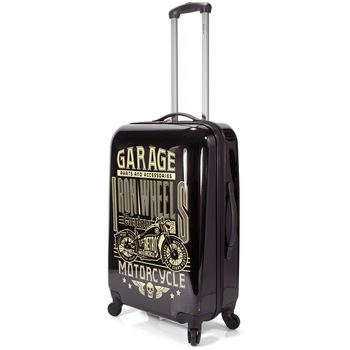 Troler Cabina ABS 4 Roti BENZI BZ 5144 - 56 cm Negru/Galben Troler Cabina ABS 4 Roti BENZI BZ 5144 - 56 cm Negru/Galben