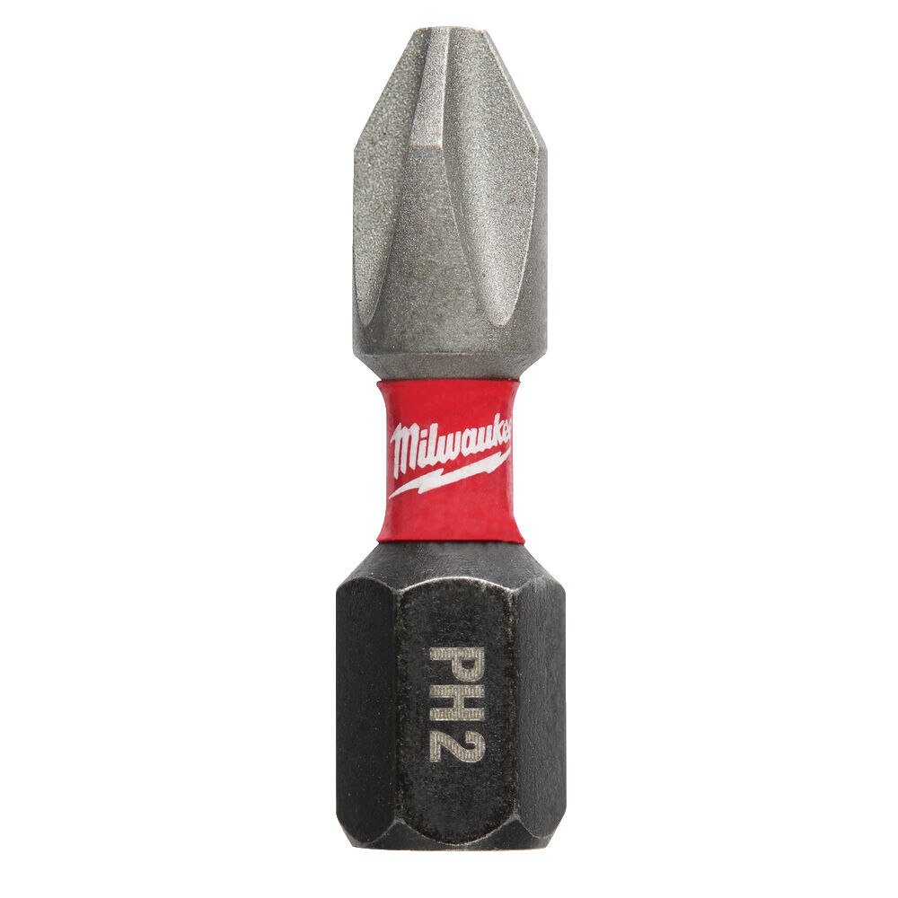 Set de 2 biti, Milwaukee, Shockwave Impact Duty in blister, PH2x25mm