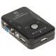 VGA USB kapcsoló 2xVGA 2xUSB-B 1xVGA 3xUSB-A 10.5x8x3cm