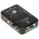 VGA USB kapcsoló 2xVGA 2xUSB-B 1xVGA 3xUSB-A 10.5x8x3cm