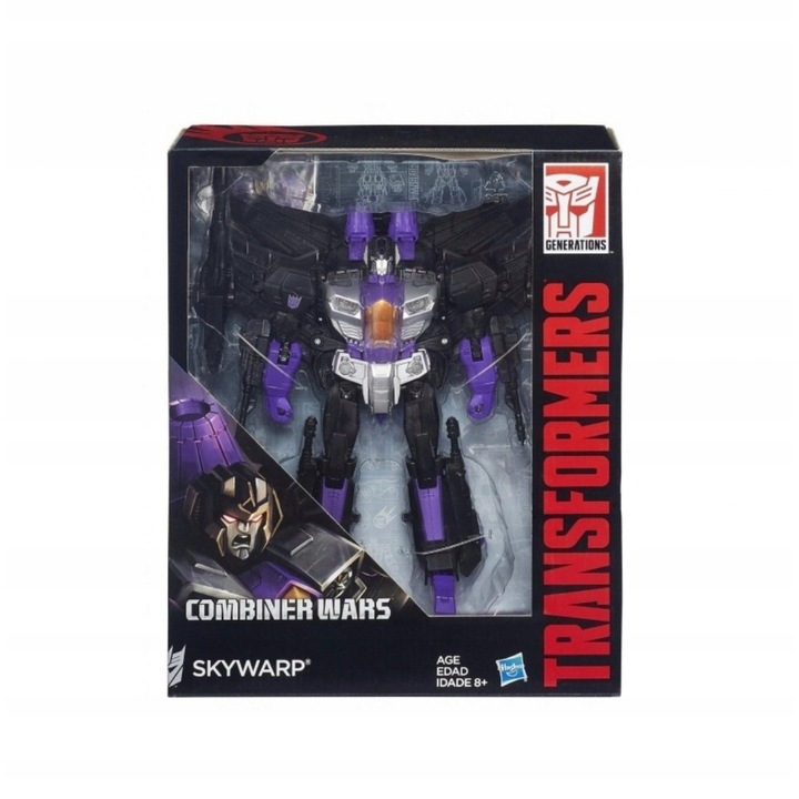 Фигурка Transformers Skywarp, Combiner Wars, черен, 15см