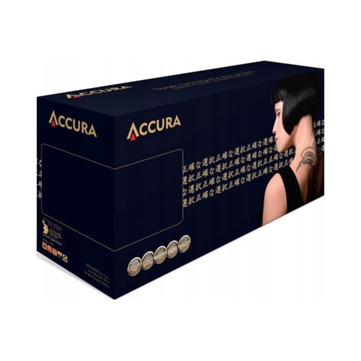 Toner Accura AC-B2421B, helyettesítő Brother TN-2421-hez (kompatibilis a DCP-L2512D/DCP-L2532DW/DCP-L2552DN/HL-L2312D/HL-L2352DW/HL-L2372DN/MFC-L2712DN/MFC-L2712DW/MFC-L2732DW modellekkel), fekete, 3000 oldal (5% fedettség)