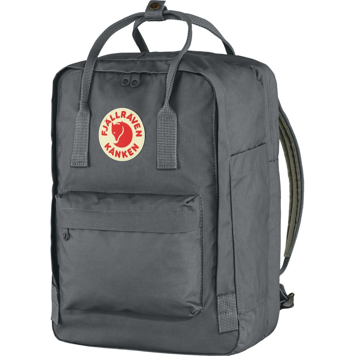 Rucsac Fjallraven Kanken Laptop 15, gri, 40x28x16cm, 18L