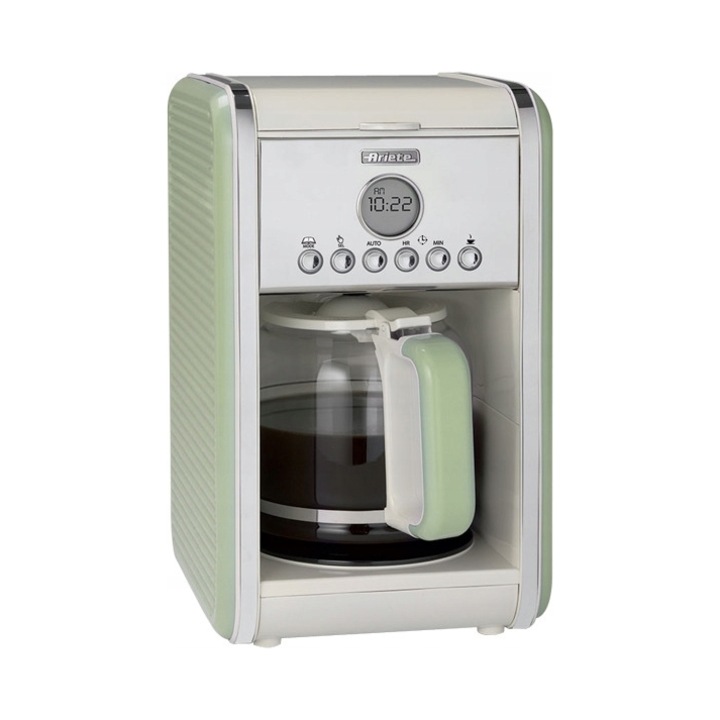 Espressor cafea Ariete Vintage verde 1100W 21x23.5x34.5cm 12 cesti