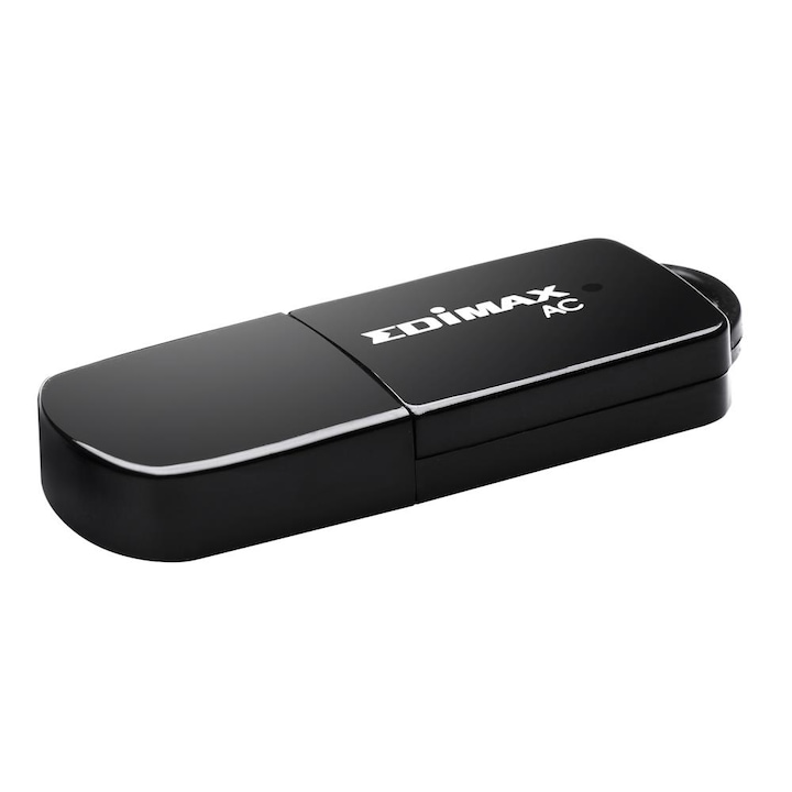 Edimax AC600 kétsávos kompakt fekete USB vezeték nélküli adapter