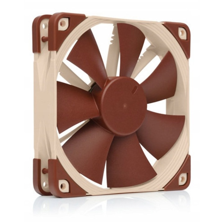 Noctua NF-F12 5V 120mm ventilátor, bézs-barna, 25mm PWM 1500rpm