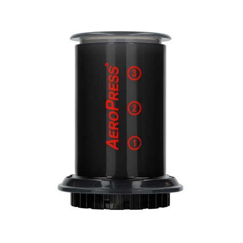 Aparat de preparare a cafelei AeroPress Go B77HVO8N, portabil, compact, 237 ml, negru/gri