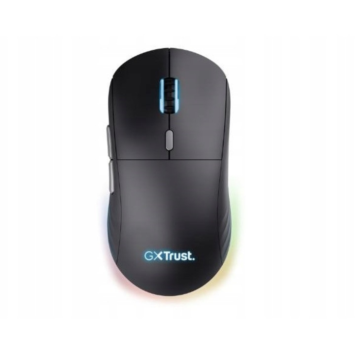 Trust GXT 926 Redex II gamer egér, lézeres, RGB, fekete, 125x63x41mm