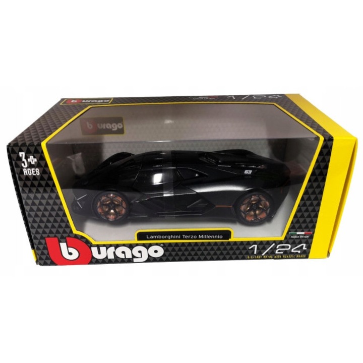 Lamborghini Terzo Millennio Bburago modell 1:24 fém 19x9x4cm