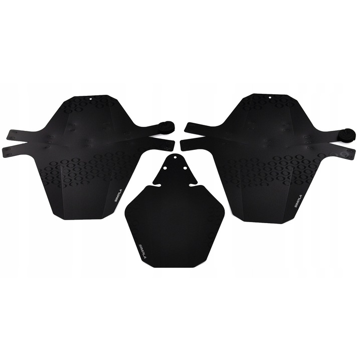 Set 3 aparatori noroi Simpla IQ Fat Bike negru 24x26x27,5"