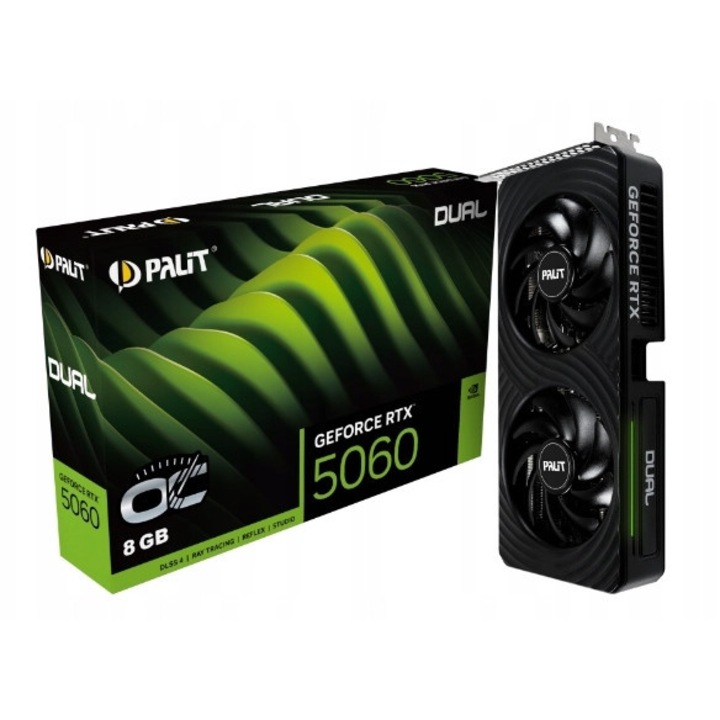 Placa video MSI GeForce RTX 5060 Gaming, 8GB GDDR7, PCIe 5.0, 7680x4320px, neagra