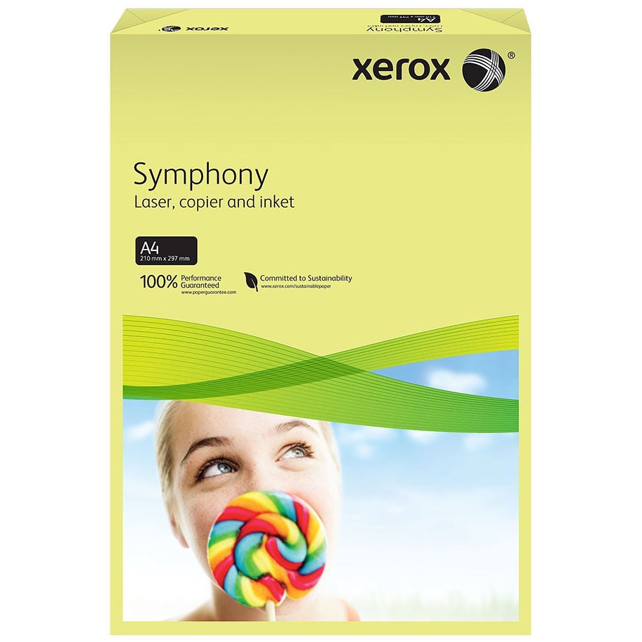 Hartie copiator, A4, Galben Pal