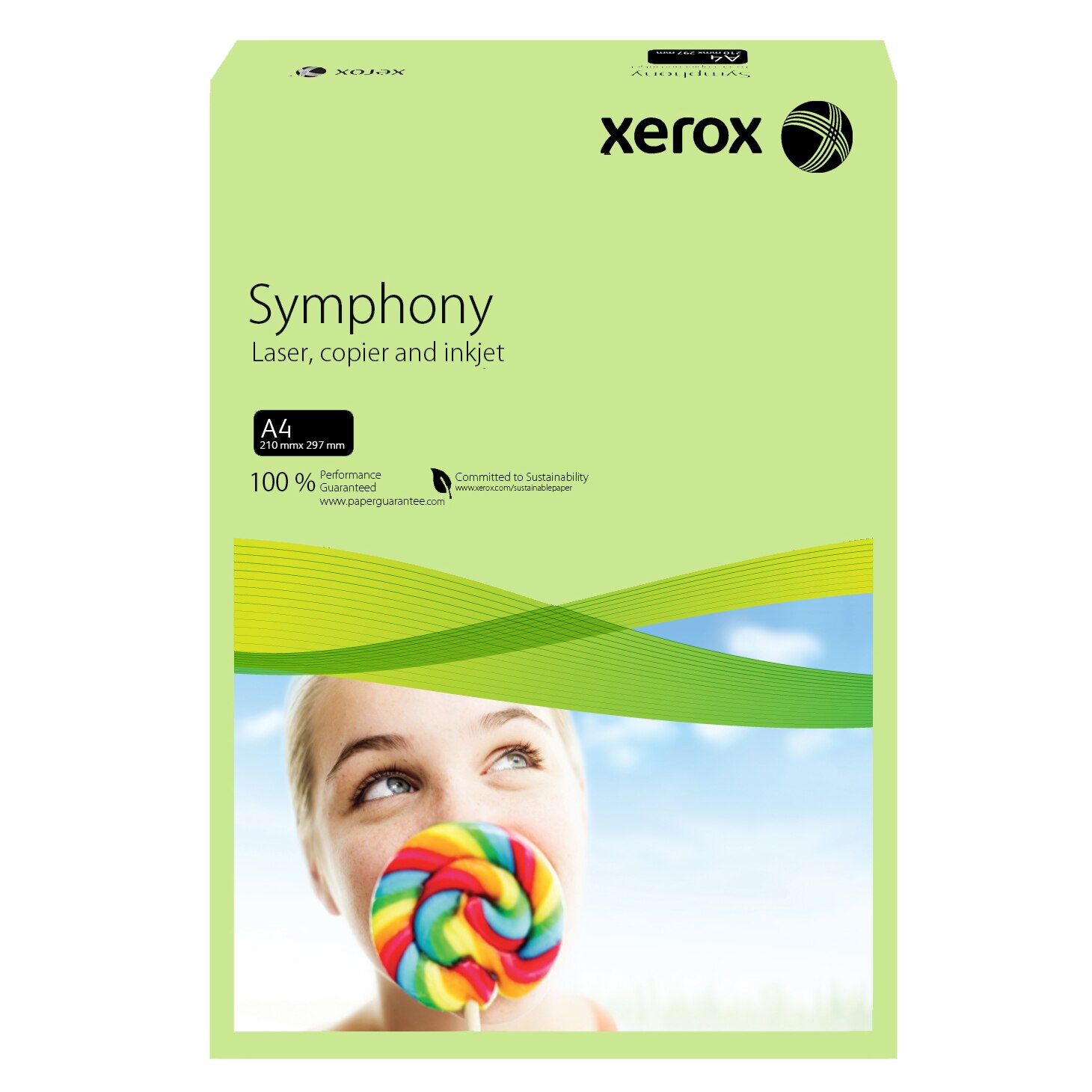 Carton copiator, A4, Verde Pal, A4 160g/mp