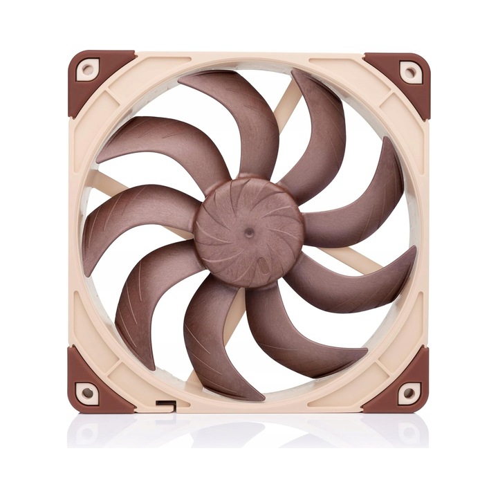 Ventilátor PC Noctua NF-A14x25 G2 PWM, 140x140x25mm, barna-bézs, csendes