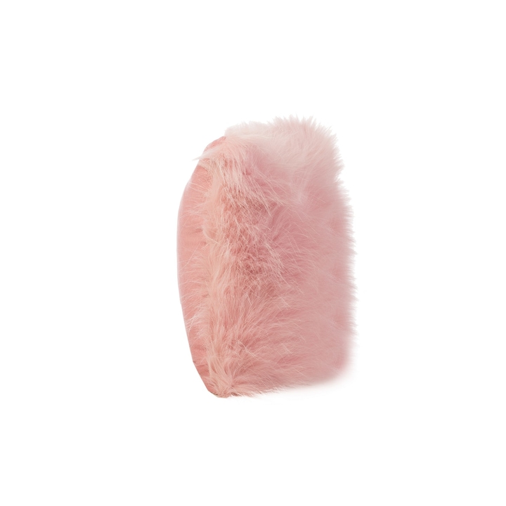 Fata de perna decorativa Pinky blanita roz 40/40 cm