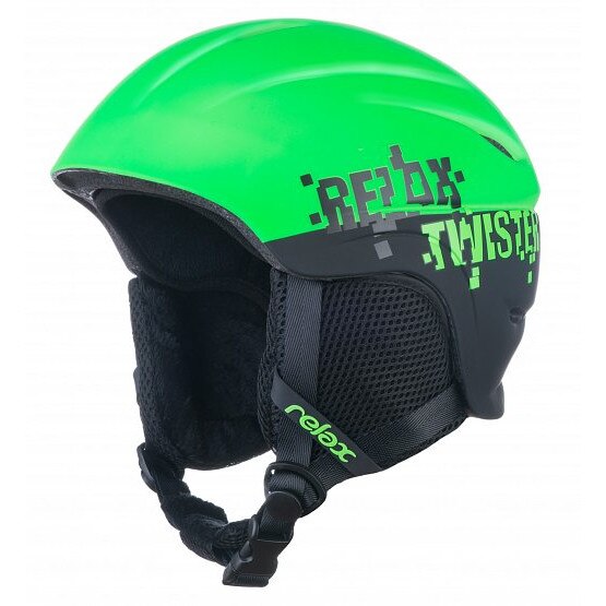 Casca schi/snowboard Relax Twister, copii, verde/negru, XS (49-52 cm)