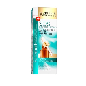 Serum Eveline SOS Active 100% Hyaluronic Acid 18 ml Serum Eveline SOS Active 100% Hyaluronic Acid 18 ml