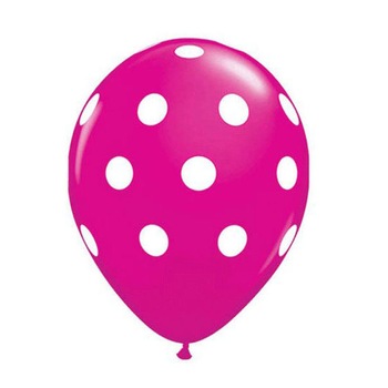 Baloane 30 cm fuchsia inscriptionate cu buline (10 buc) Baloane 30 cm fuchsia inscriptionate cu buline (10 buc)