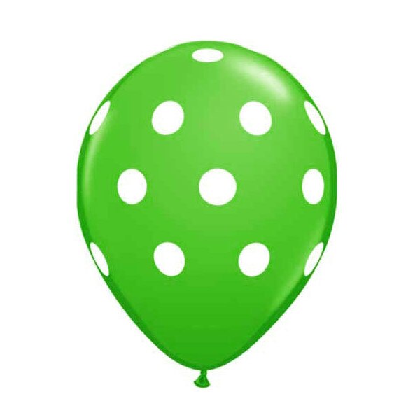 Baloane 30 cm verde inscriptionate cu buline (10 buc)