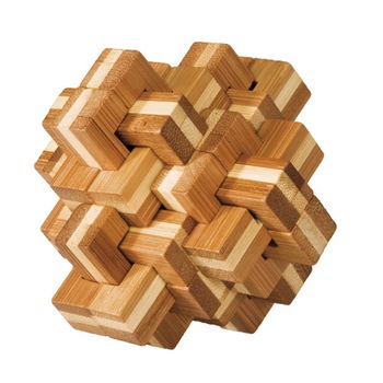 Joc logic IQ din lemn bambus - Ananas 3D1071 Joc logic IQ din lemn bambus - Ananas 3D1071