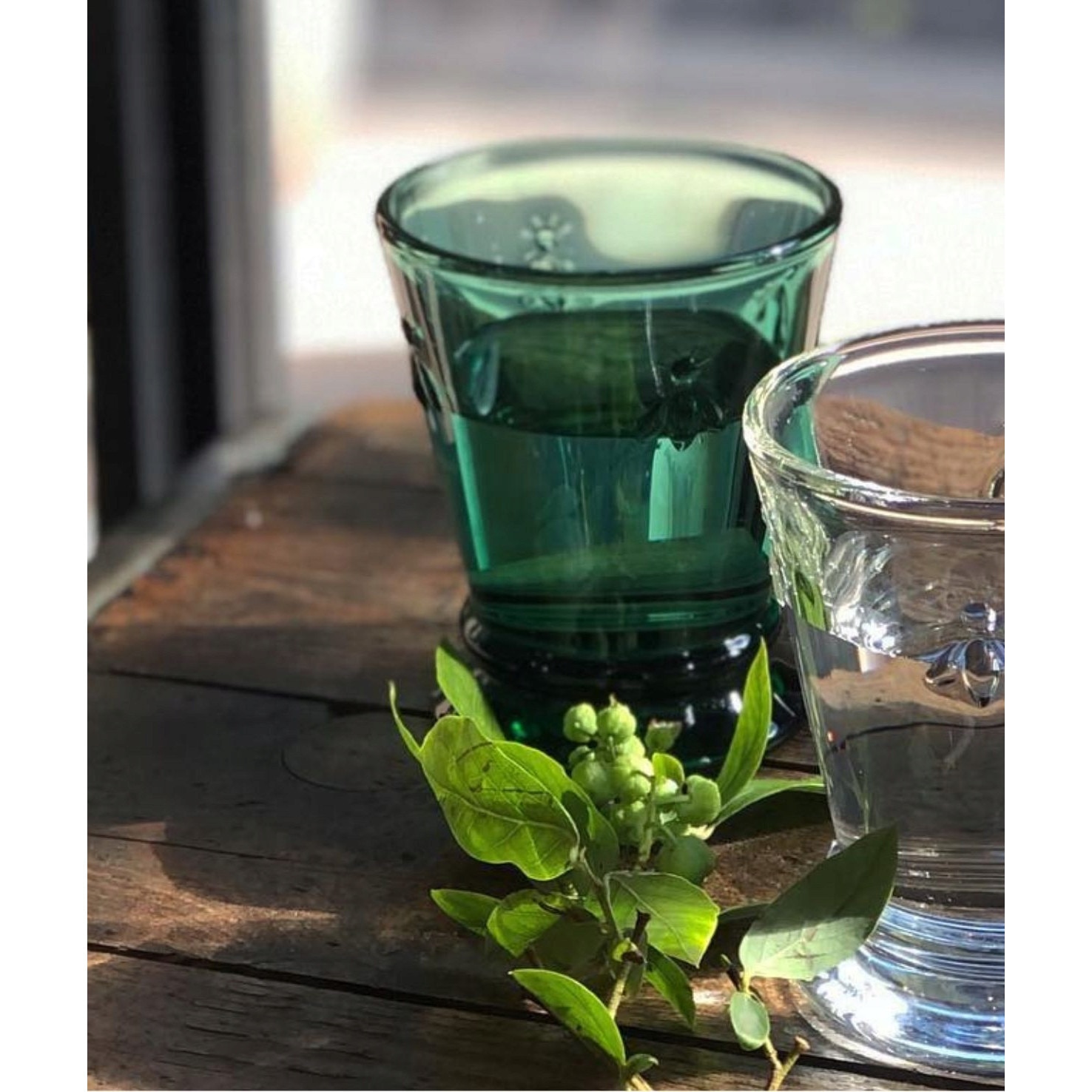 La Rochere Abeille pohár, 260 ml, smaragdzöld, 6 db-os készlet, 10.3x8 ...