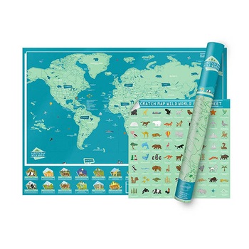 Harta razuibila Deluxe Editia Wild - Large Harta razuibila Deluxe Editia Wild - Large