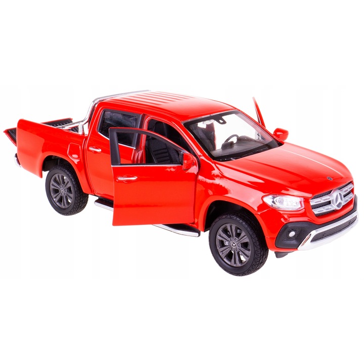 Modell fém Mercedes Benz X-Class Welly piros 19x6.7x6.5cm