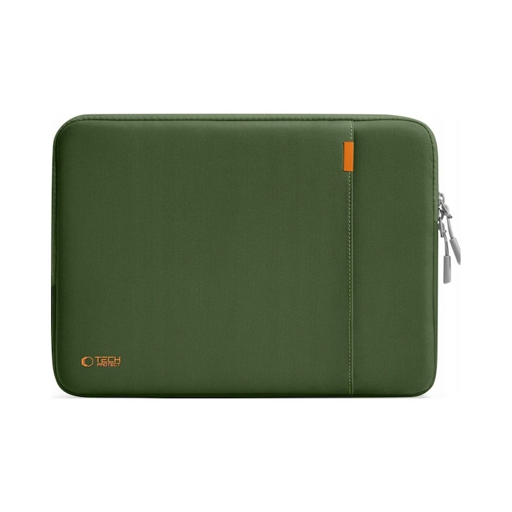 Калъф за лаптоп Tech-Protect Defender 13-14 инча армейско зелено 34.5x25.5x3 см