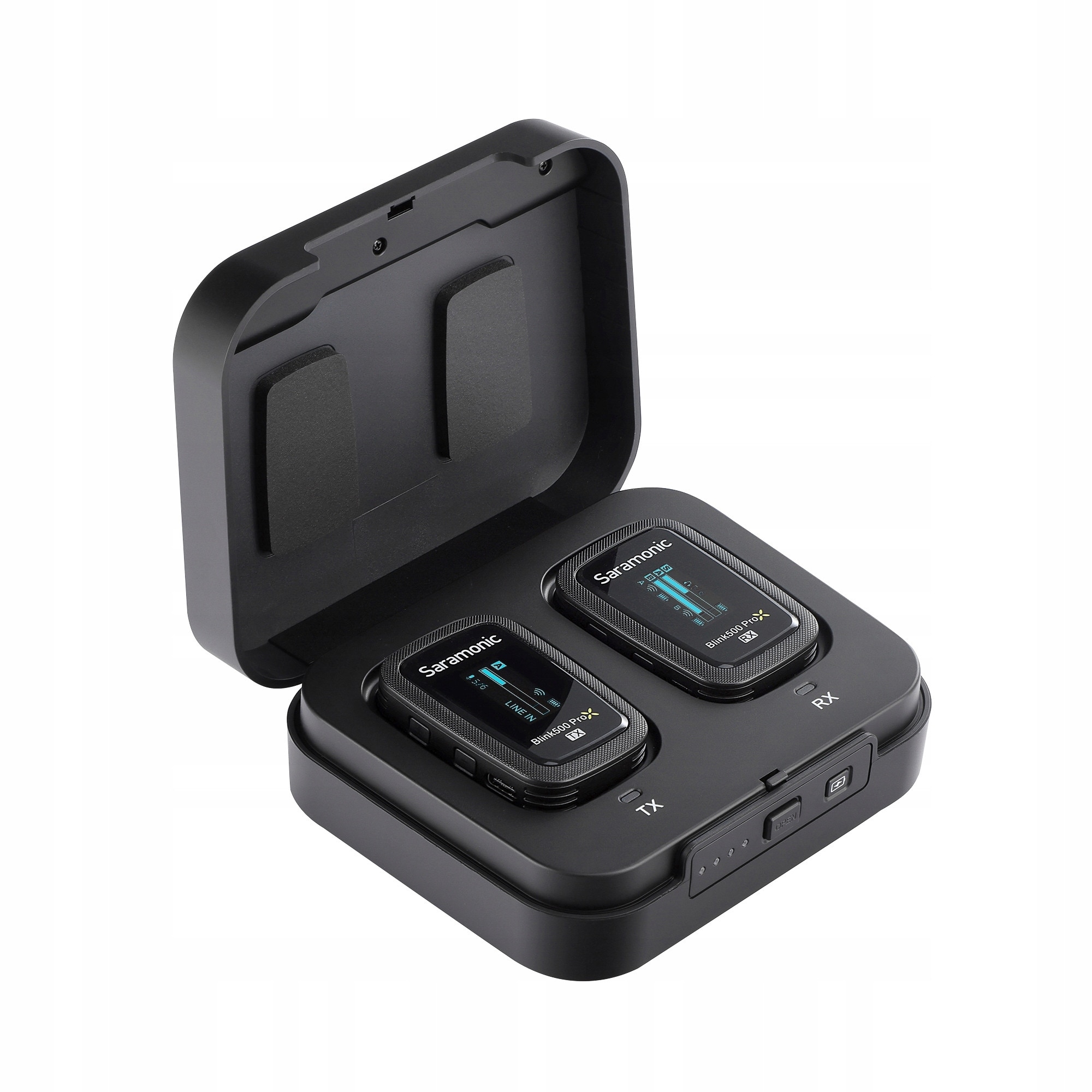 Set microfon wireless Saramonic Blink500 ProX B1, 100m, negru