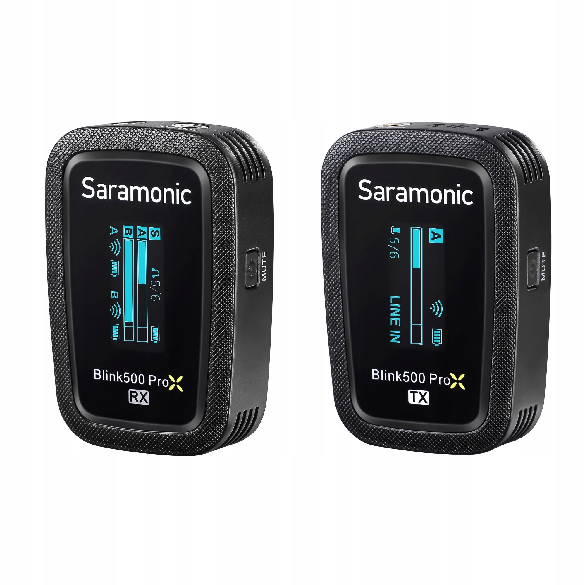 Set microfon wireless Saramonic Blink500 ProX B1, 100m, negru