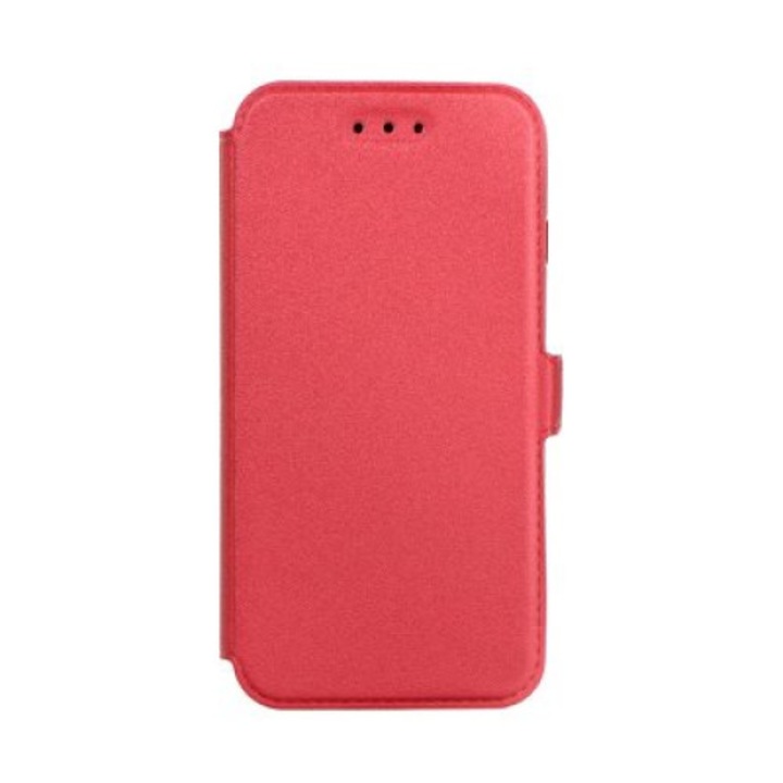 Калъф Book Pocket за Huawei P9 Lite Mini, Червен