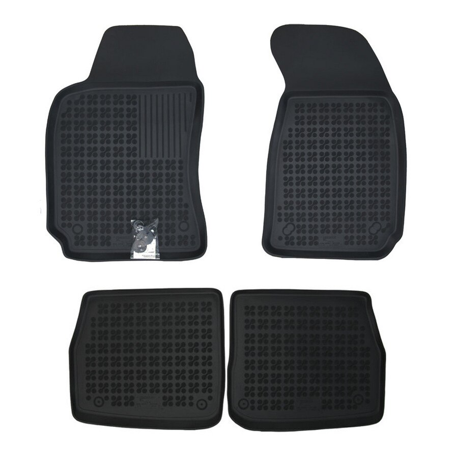 Covoare / Covorase cauciuc SKODA Superb I 2001-2008 presuri stil tip tavita Rezaw