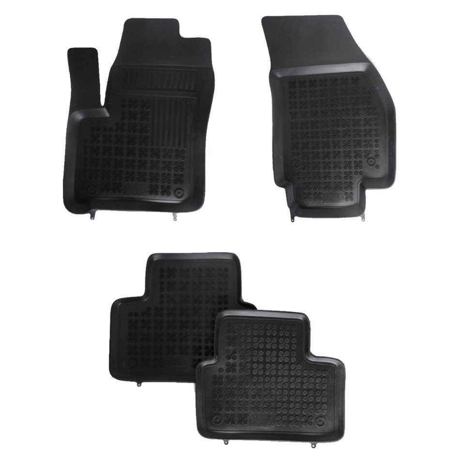 Covoare / Covorase cauciuc OPEL Meriva B 2010-2017 presuri stil tip tavita Rezaw